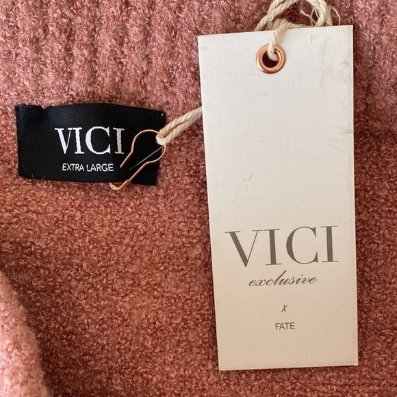 Vici x Fate Textured Knit Miniskirt MAUVE SNAKE, Size X-Large NWT - Picture 6 of 12